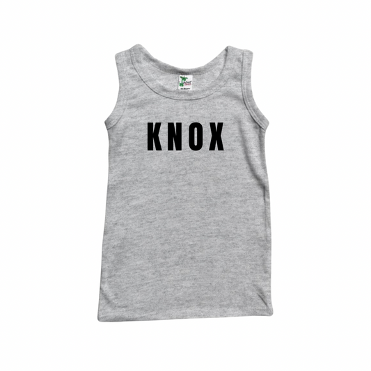 Personalized muscle tank