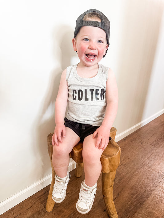 Personalized muscle tank