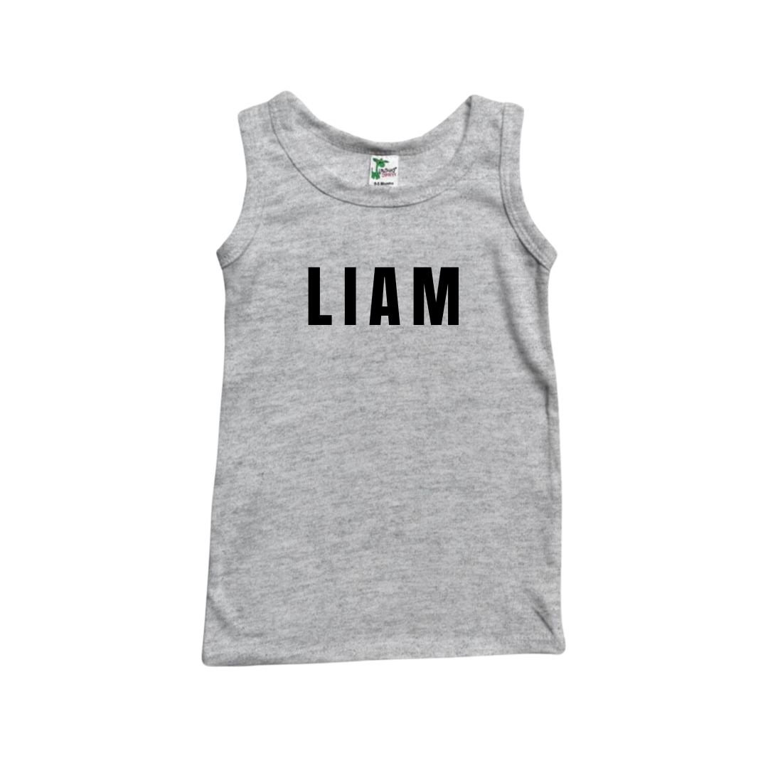 Personalized muscle tank
