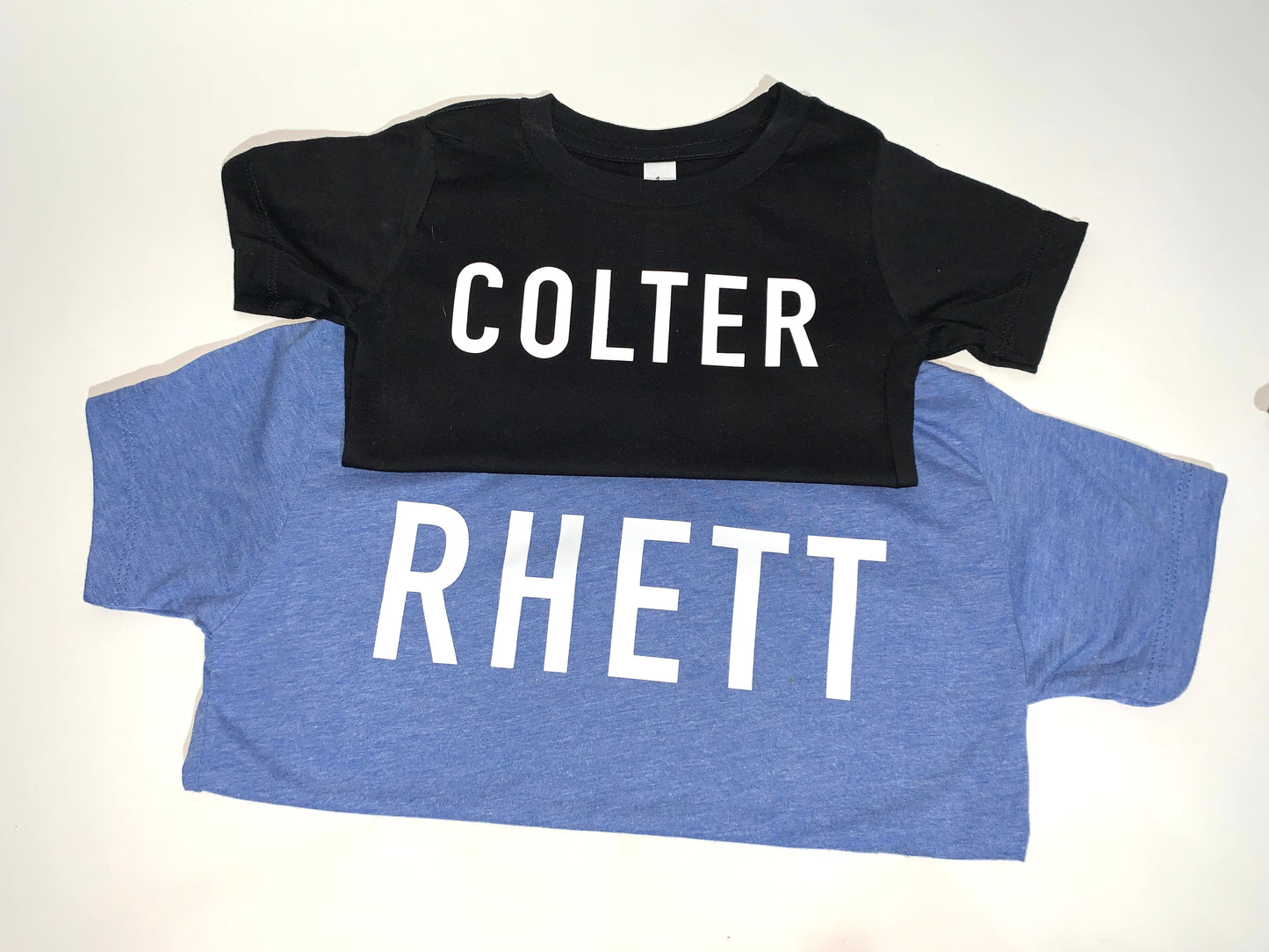 Block letter personalized graphic tshirt/onesie