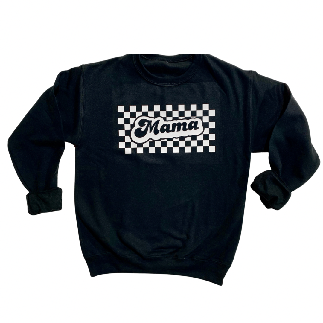 Checker mama adult graphic