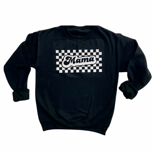 Checker mama adult graphic