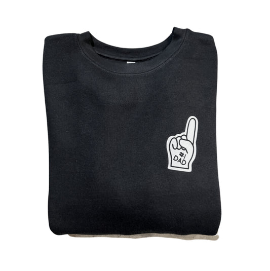 Number one dad graphic sweatshirt
