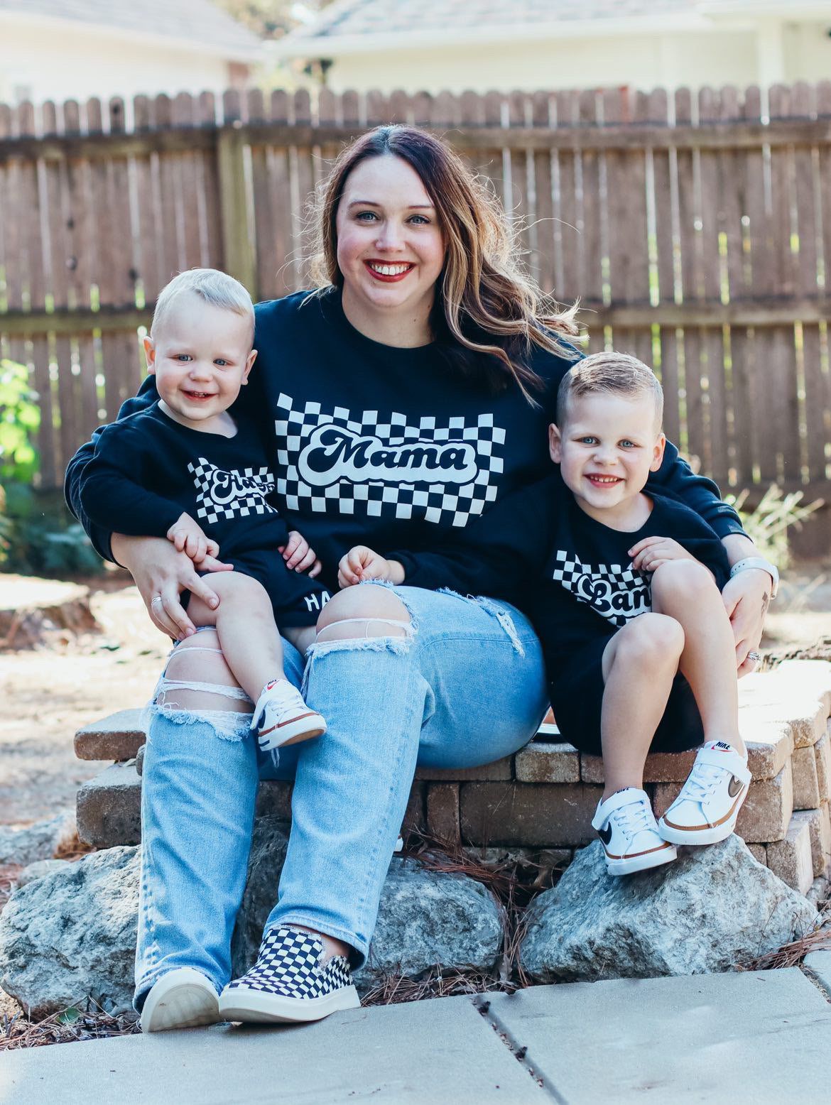 Checker mama adult graphic