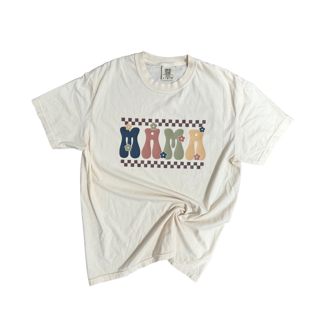 Boho mama adult tshirt