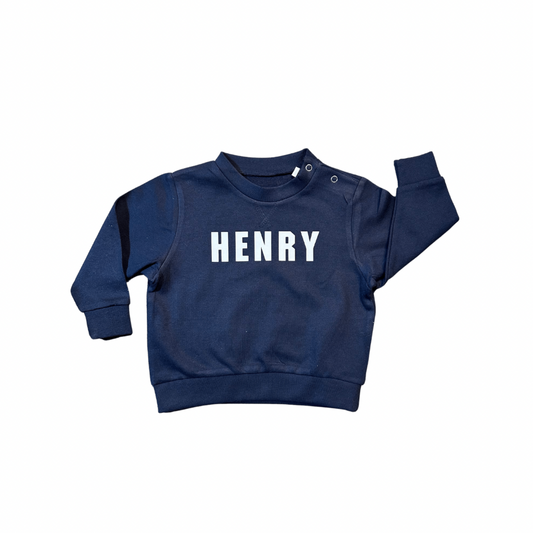 Toddler personalized crewneck - 6 fonts
