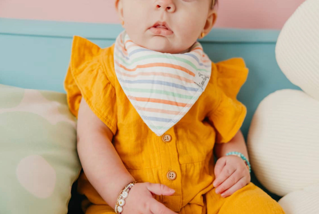 Cheery bandana bibs