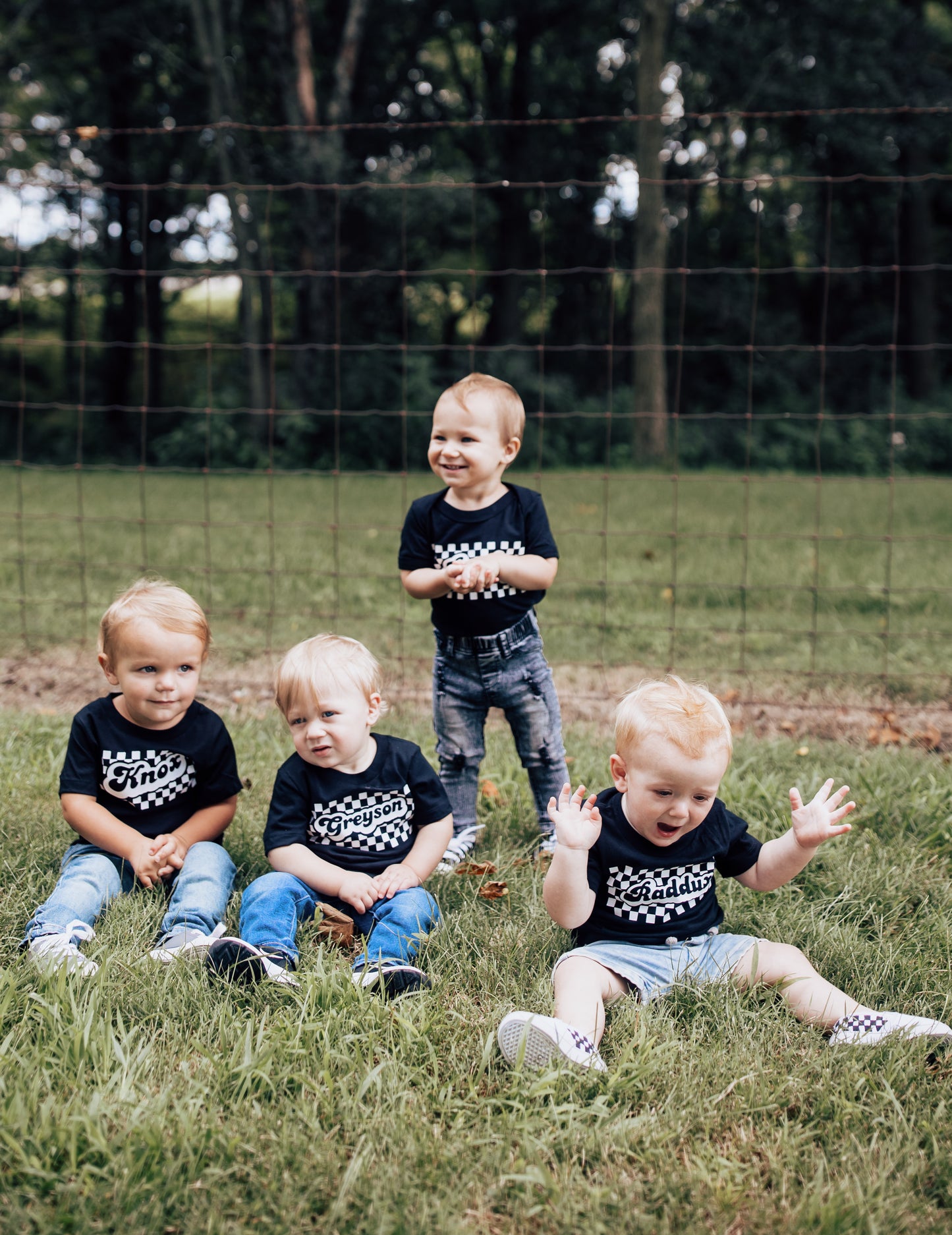 Personalized checker graphic