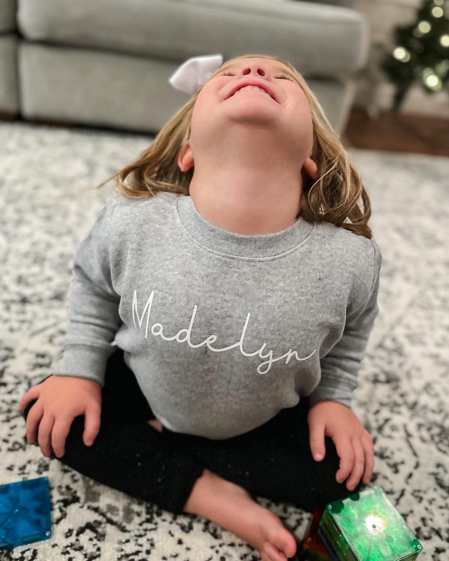 Toddler personalized crewneck - 6 fonts