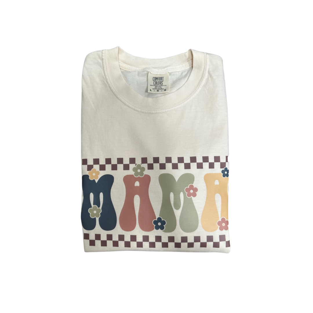 Boho mama adult tshirt