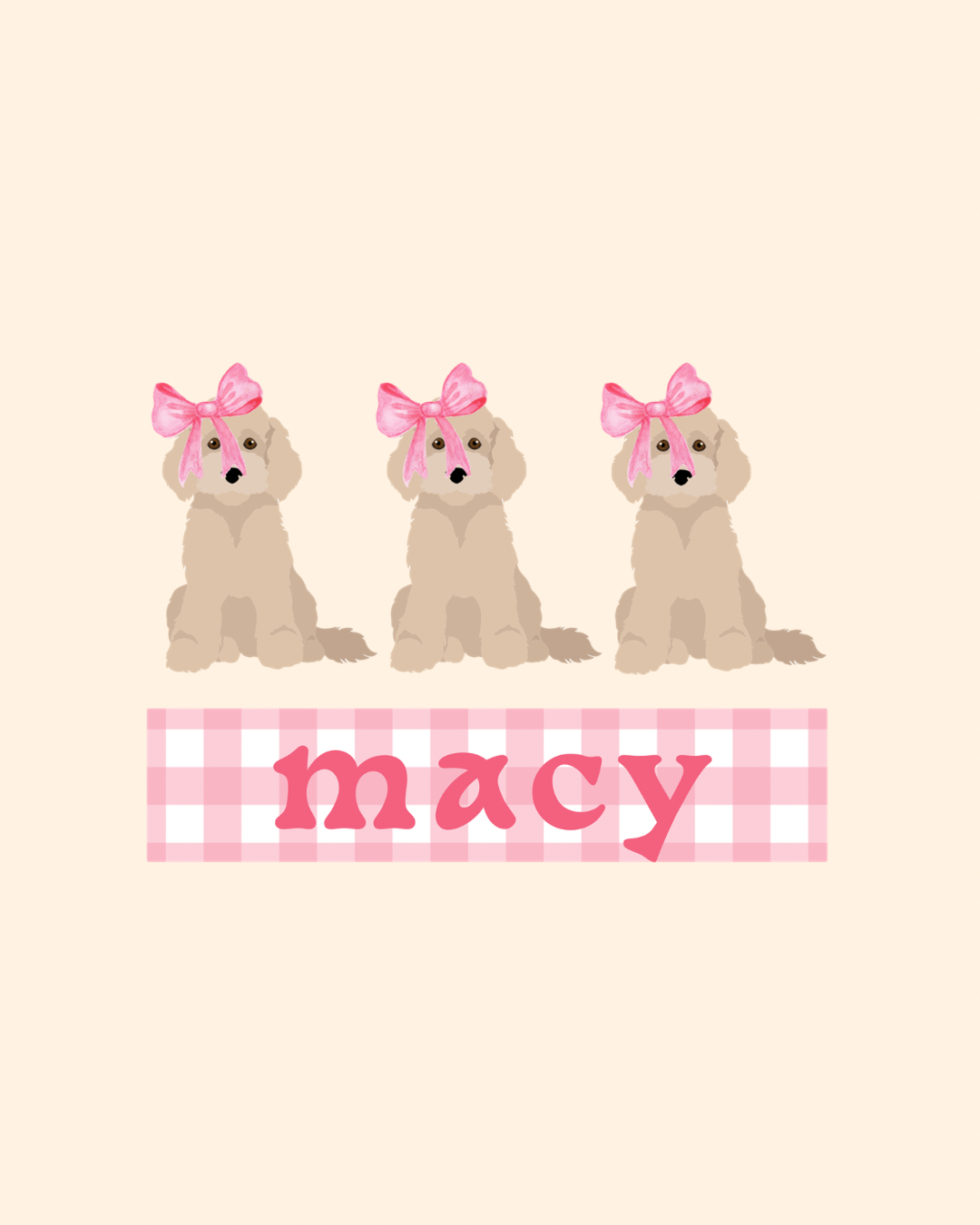 Personalized doodle graphic