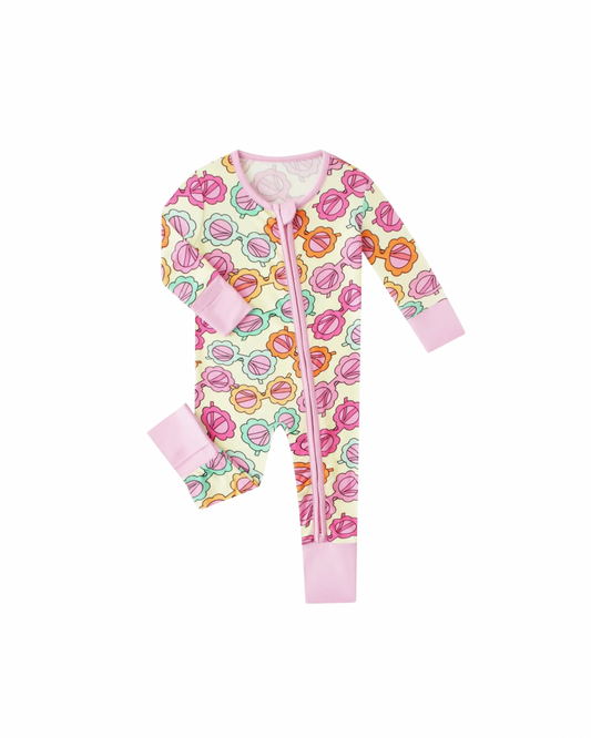 Summer sunnies bamboo romper pajama