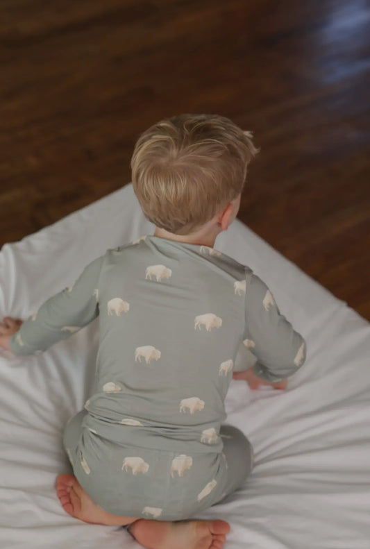 Bison bamboo two piece pajama