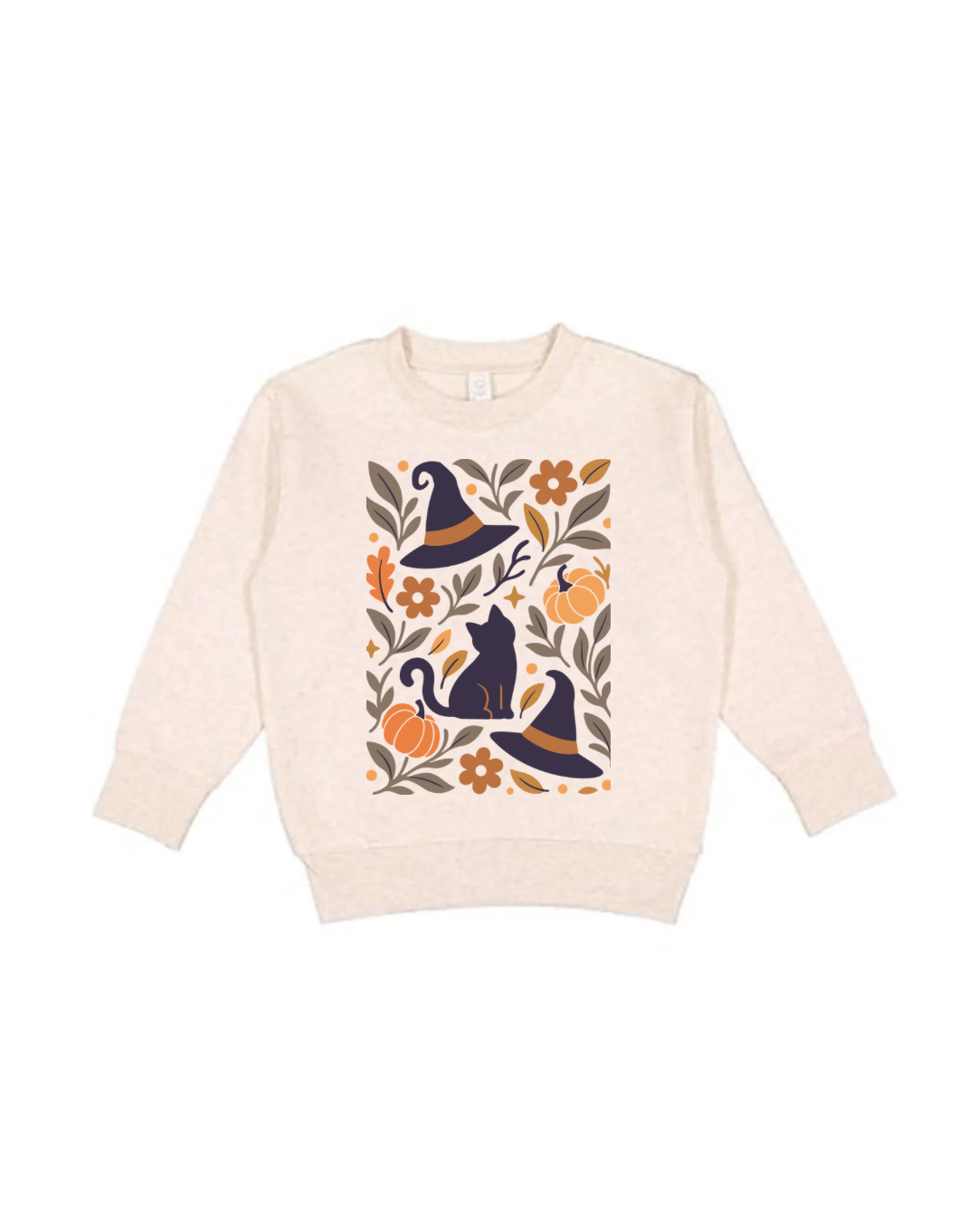 Fall witchy floral graphic