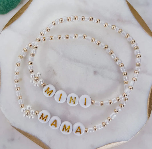 Mama + mini friendship bracelets