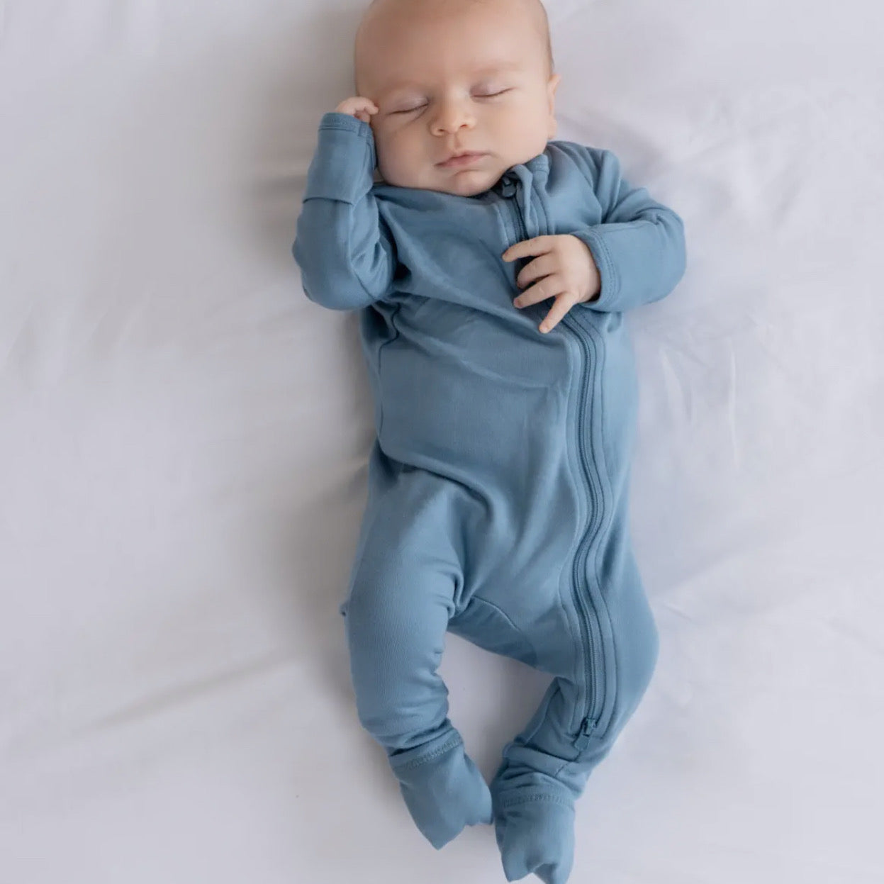 Ocean romper bamboo pajama