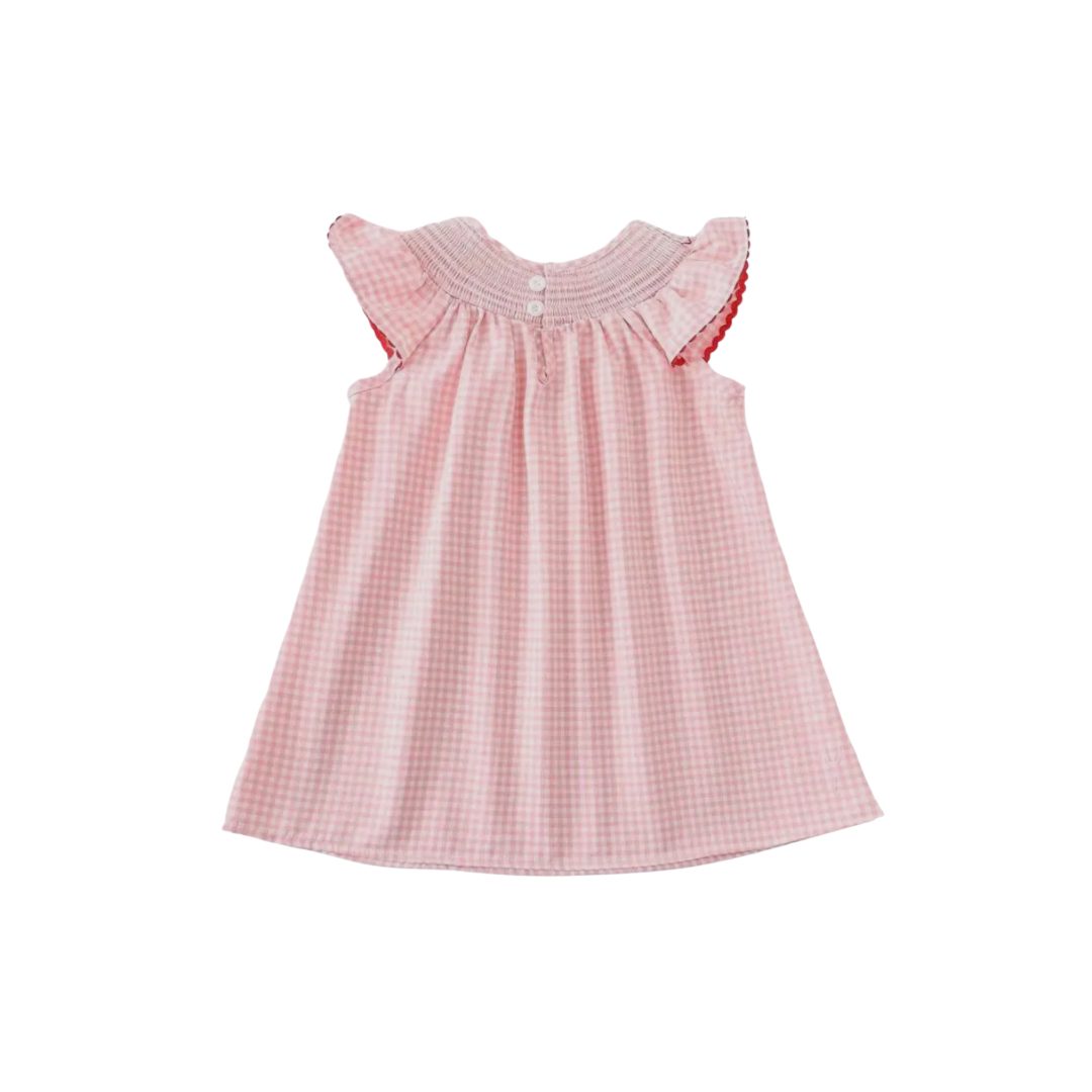 2T Strawberry smocked dress