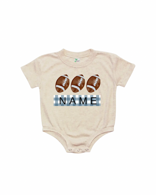 Personalized footballer graphic