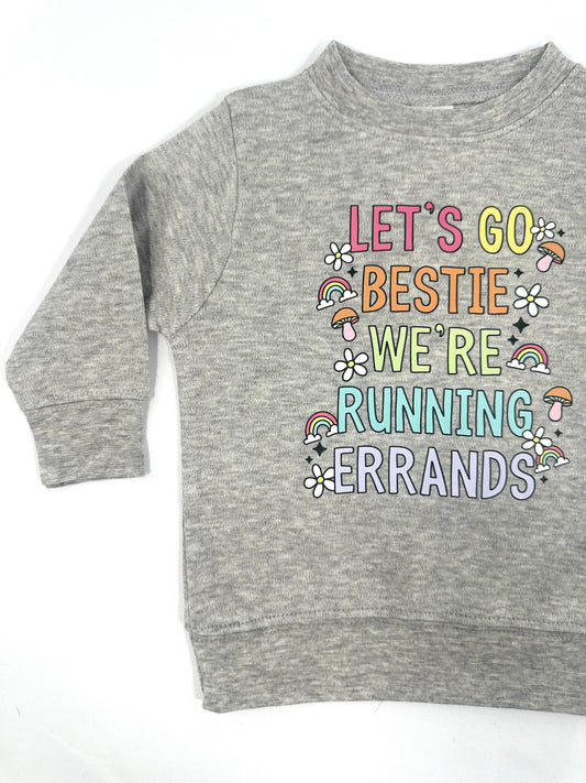 We’re running errands bestie graphic