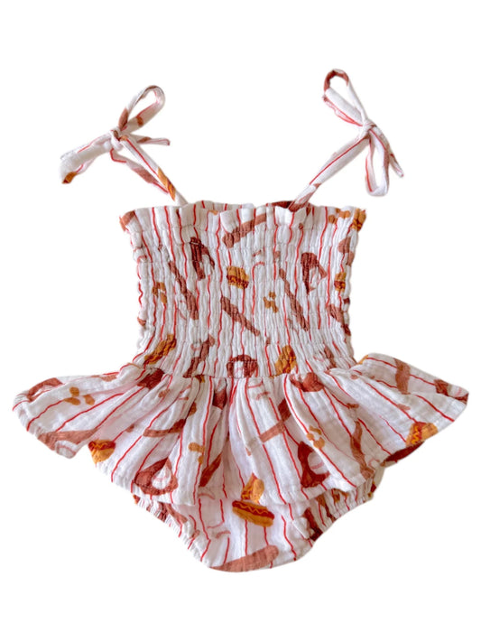 Play ball muslin skirt romp