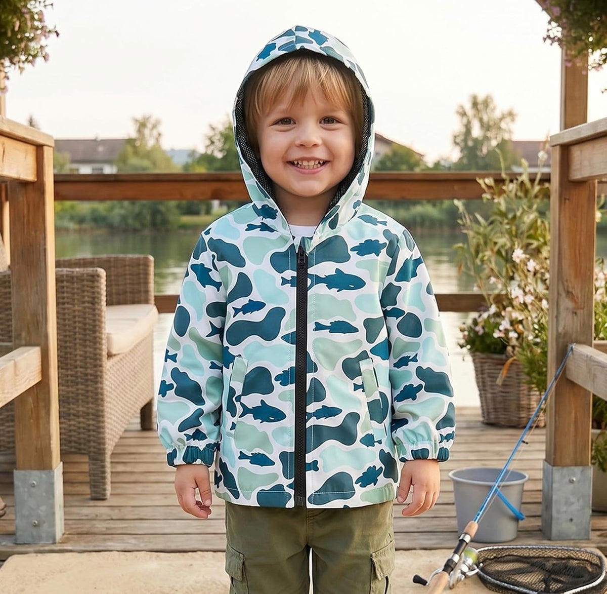 Fish Camoflage Jacket
