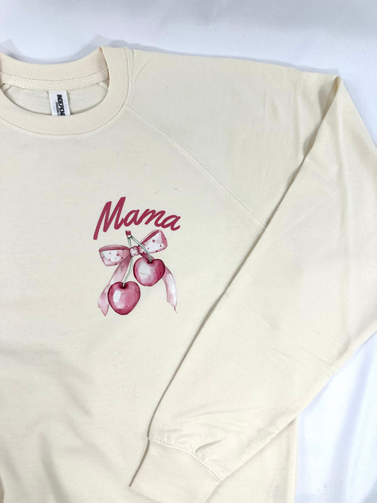 Mama coquette pullover crew