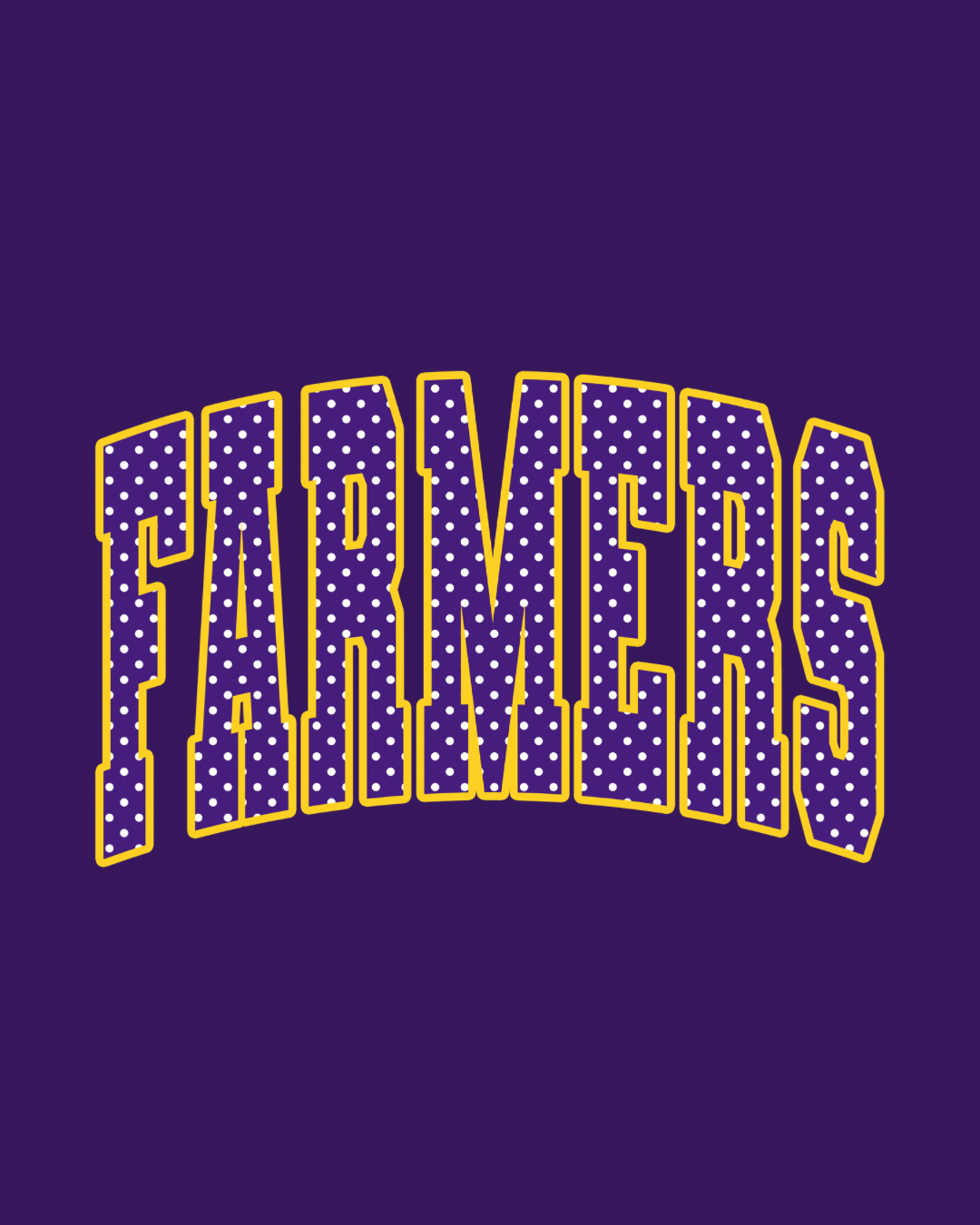 Purple polka farmers