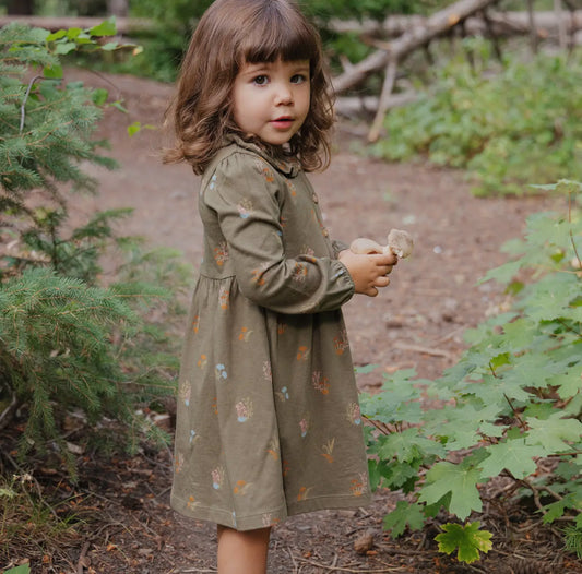 Fall frills dress