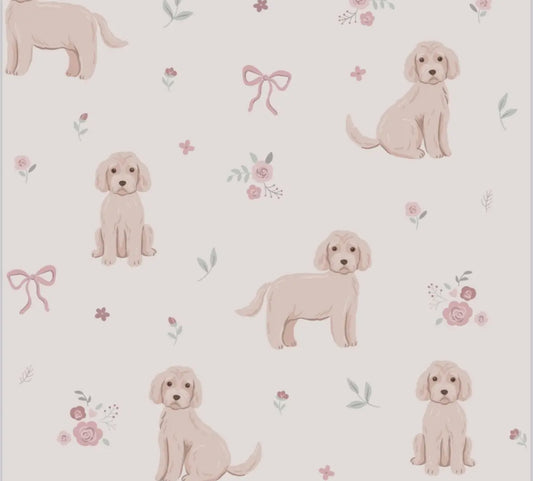 Dainty doodle bamboo romper pajama