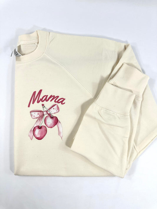 Mama coquette pullover crew