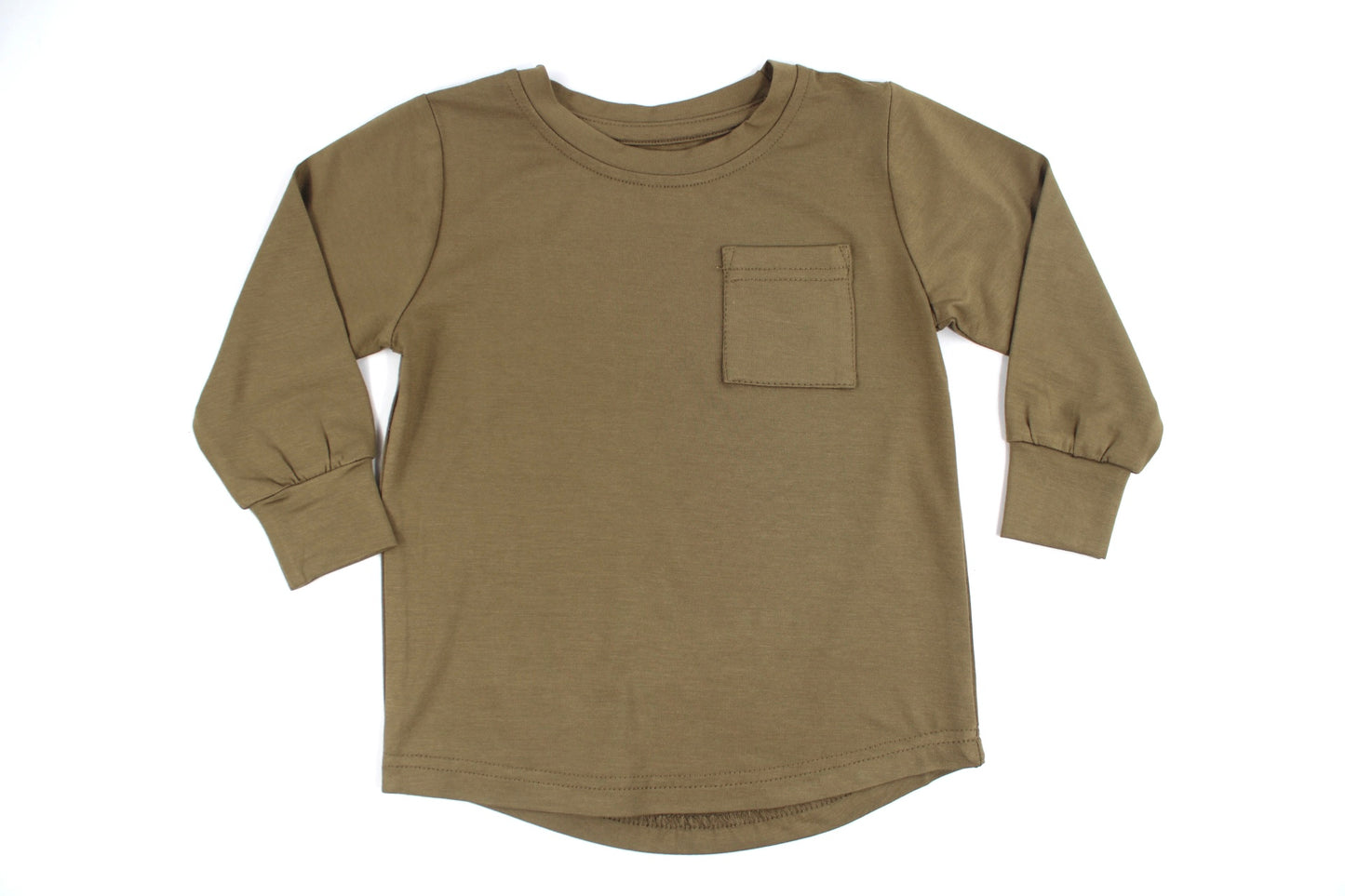 Moss bamboo pocket tee