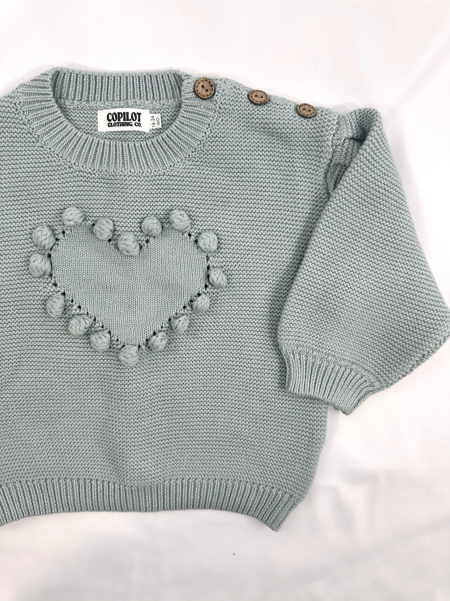 0-6m Love to snug knit sweater