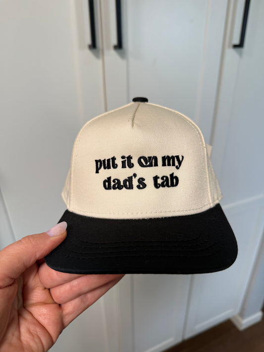 Dad’s tab ball cap