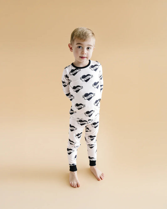 Love mom bamboo pajama two piece