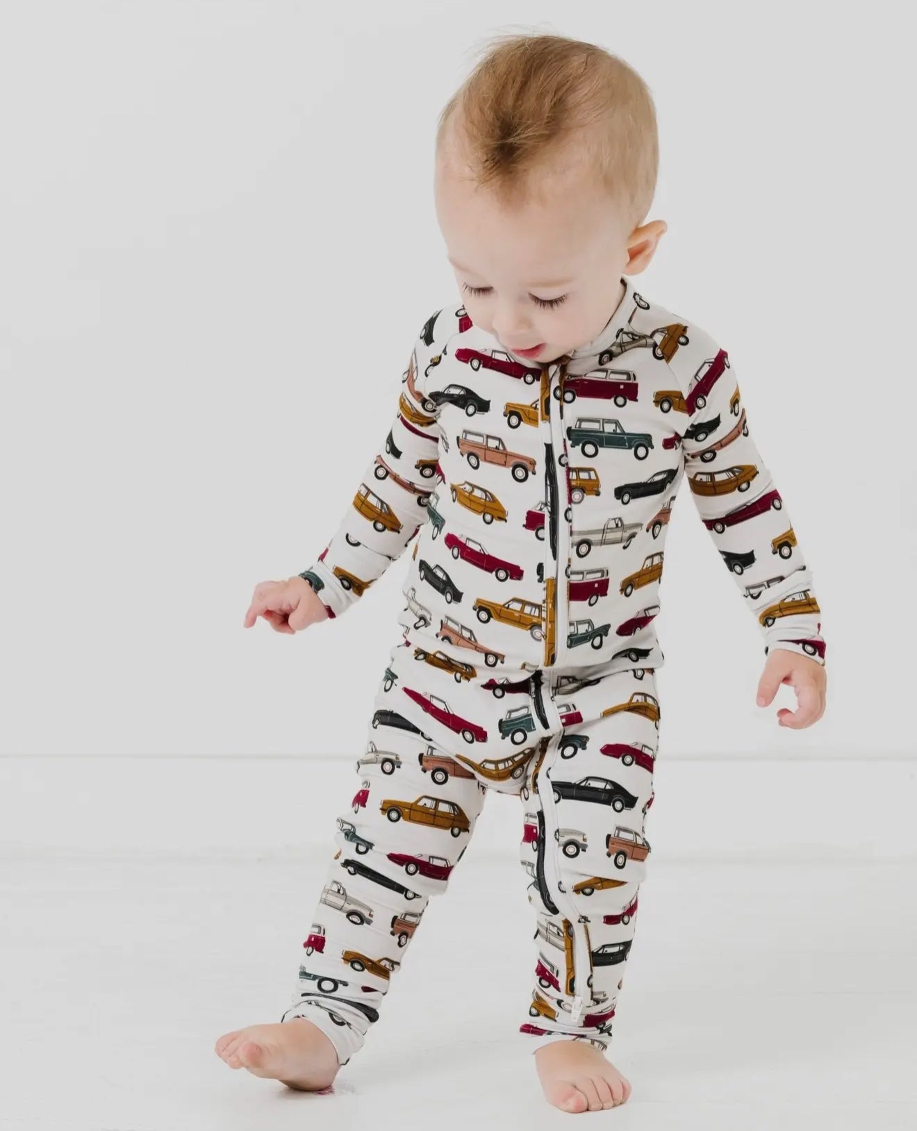 Stay classic bamboo romper pajama