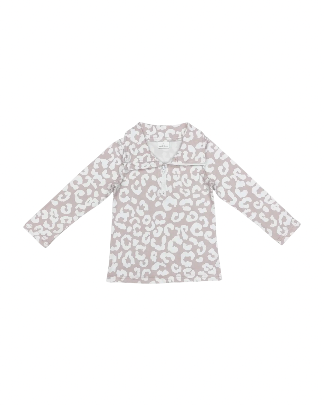 Blush leopard pullover