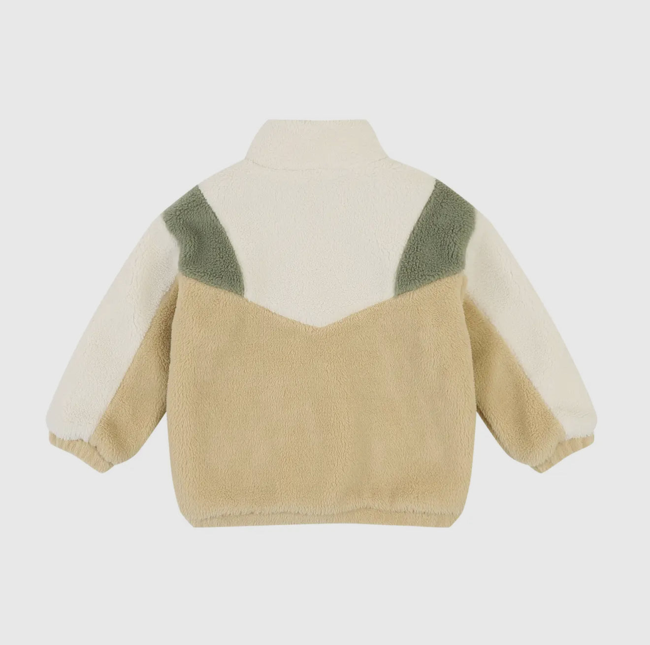 Green - colorblock fleece