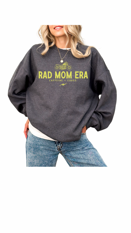 Rad Mom Era graphic crewneck