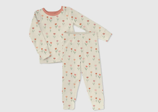 Tulip time two piece bamboo pajamas