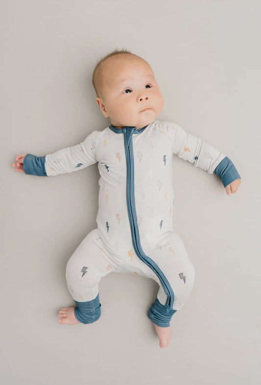 12-18m Baby bolts bamboo romper pajama