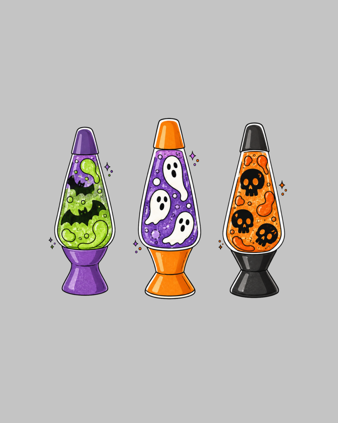 Spooky Lava Lamp Graphic