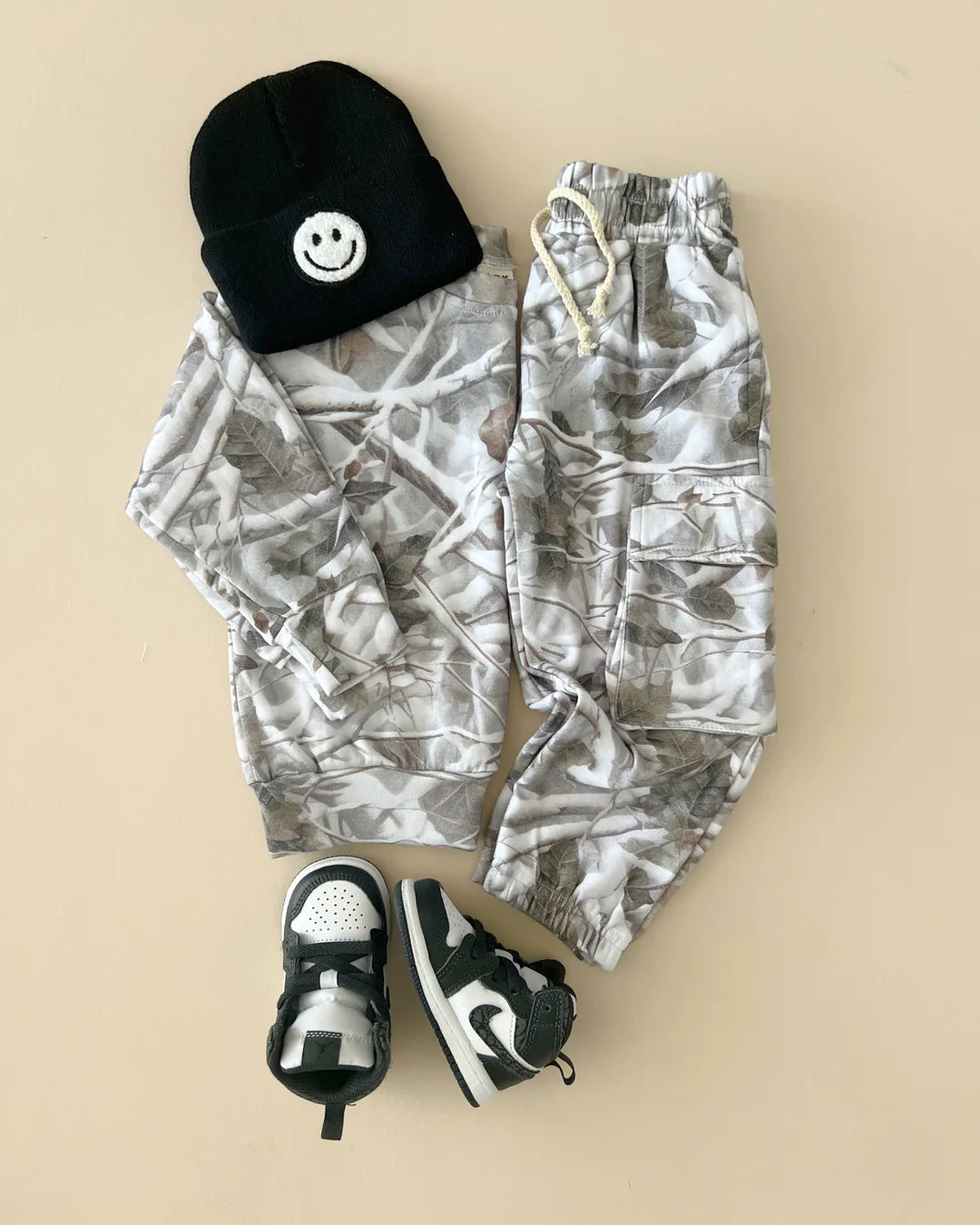 Camo cargo cozy set