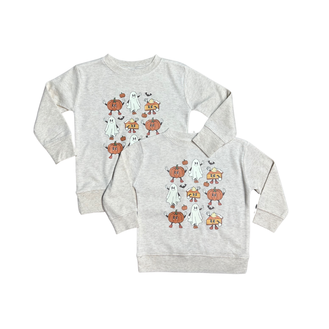 Pumpkin party long sleeve graphic