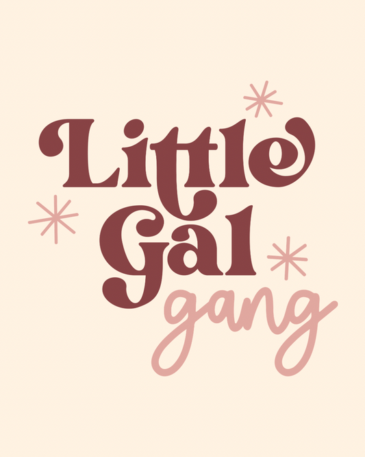 Little girl gang graphic