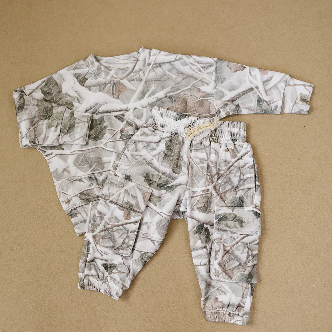 Camo cargo cozy set