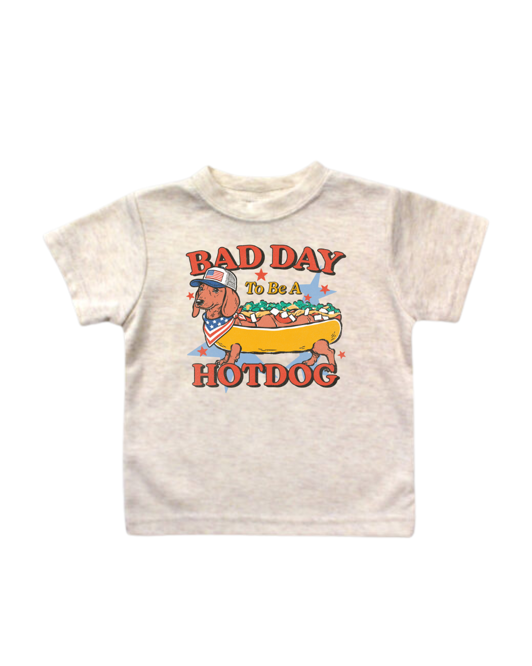 Bad day to be a hotdog graphic