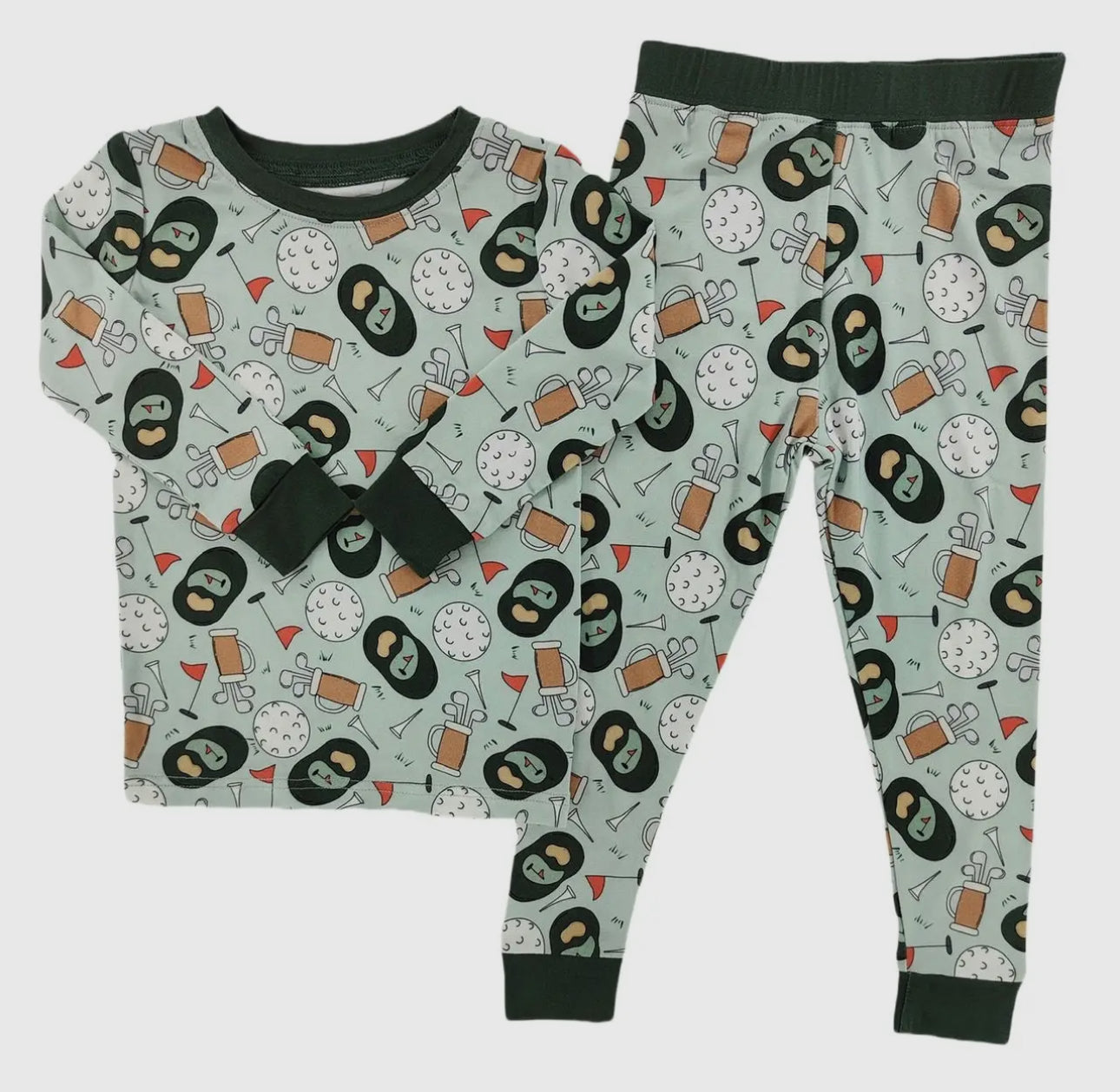 2T Mini golf bamboo two piece pajama