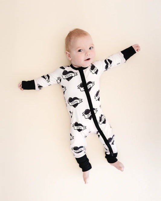 Love mom bamboo romper pajama