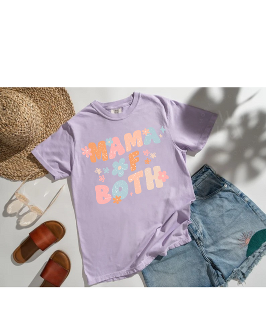 Mama of both graphic tshirt