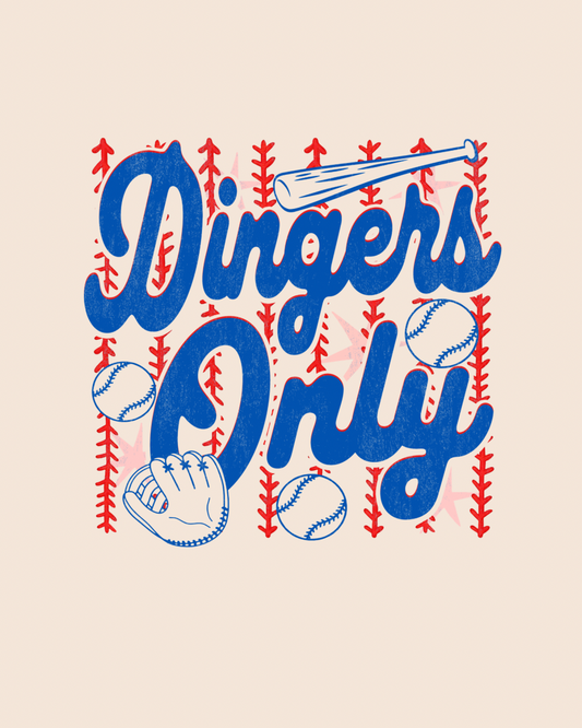 Dingers only graphic